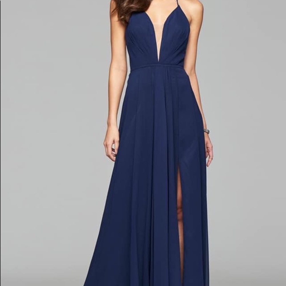 Faviana Chiffon Dress